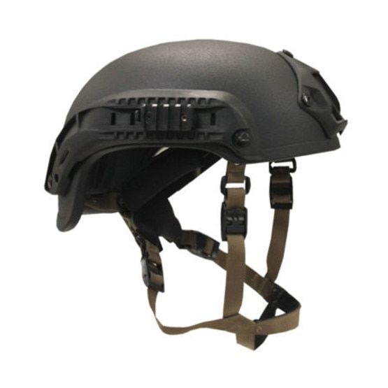 United Shield International Sprint Ballistic Helmet features side Picatinny Side Mounts